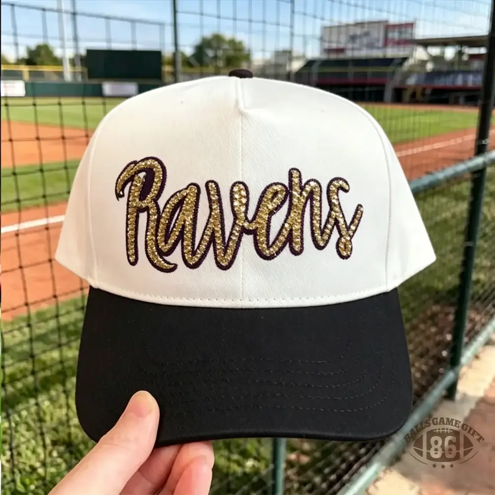 Custom Team Name Rhinestone Trucker Hat Two Tone Bling Cap For Game Day