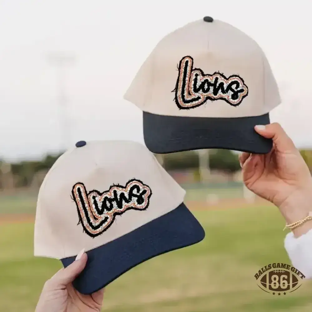 Custom Team Name Sequin Embridered Baseball Cap Sport Lover Hat