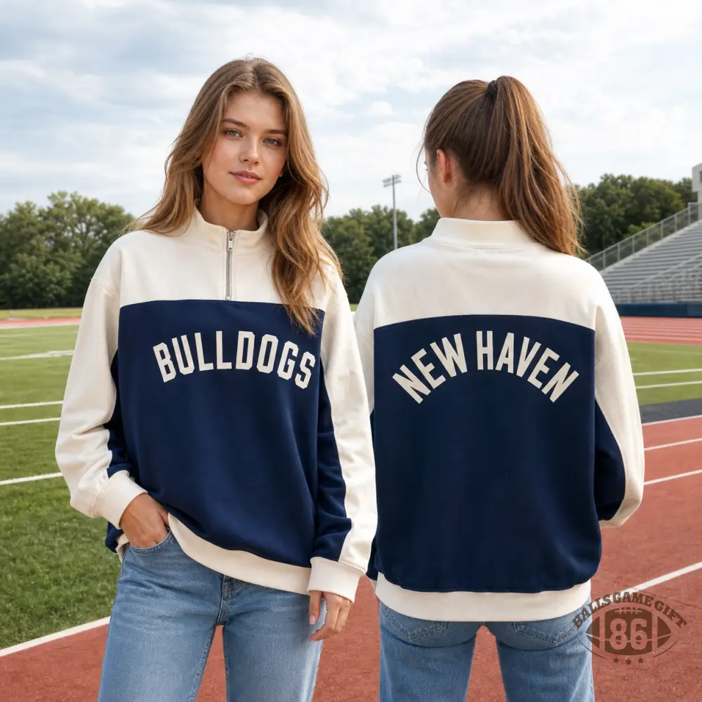 Custom Team Quarter Zip Sweatshirt, Color Block Half Zip with Your Team Name