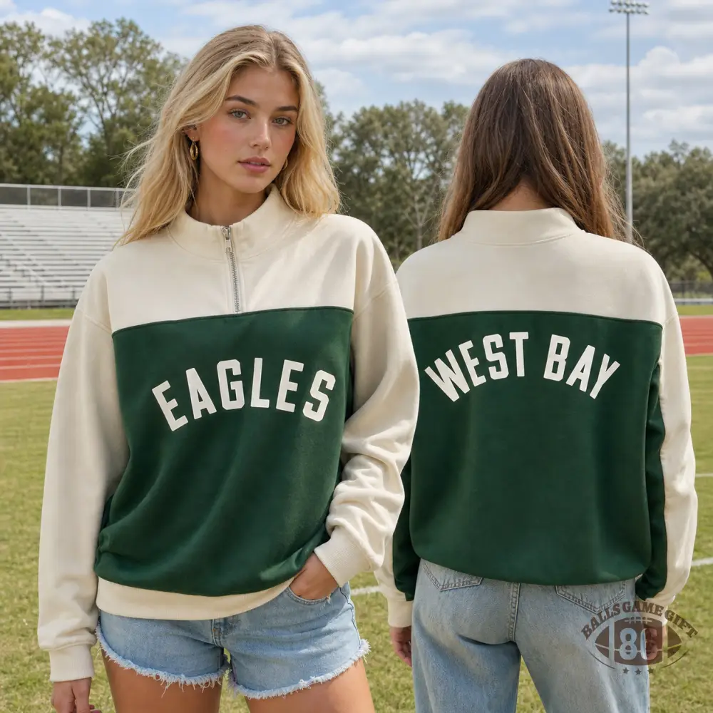 Custom Team Quarter Zip Sweatshirt, Color Block Half Zip with Your Team Name