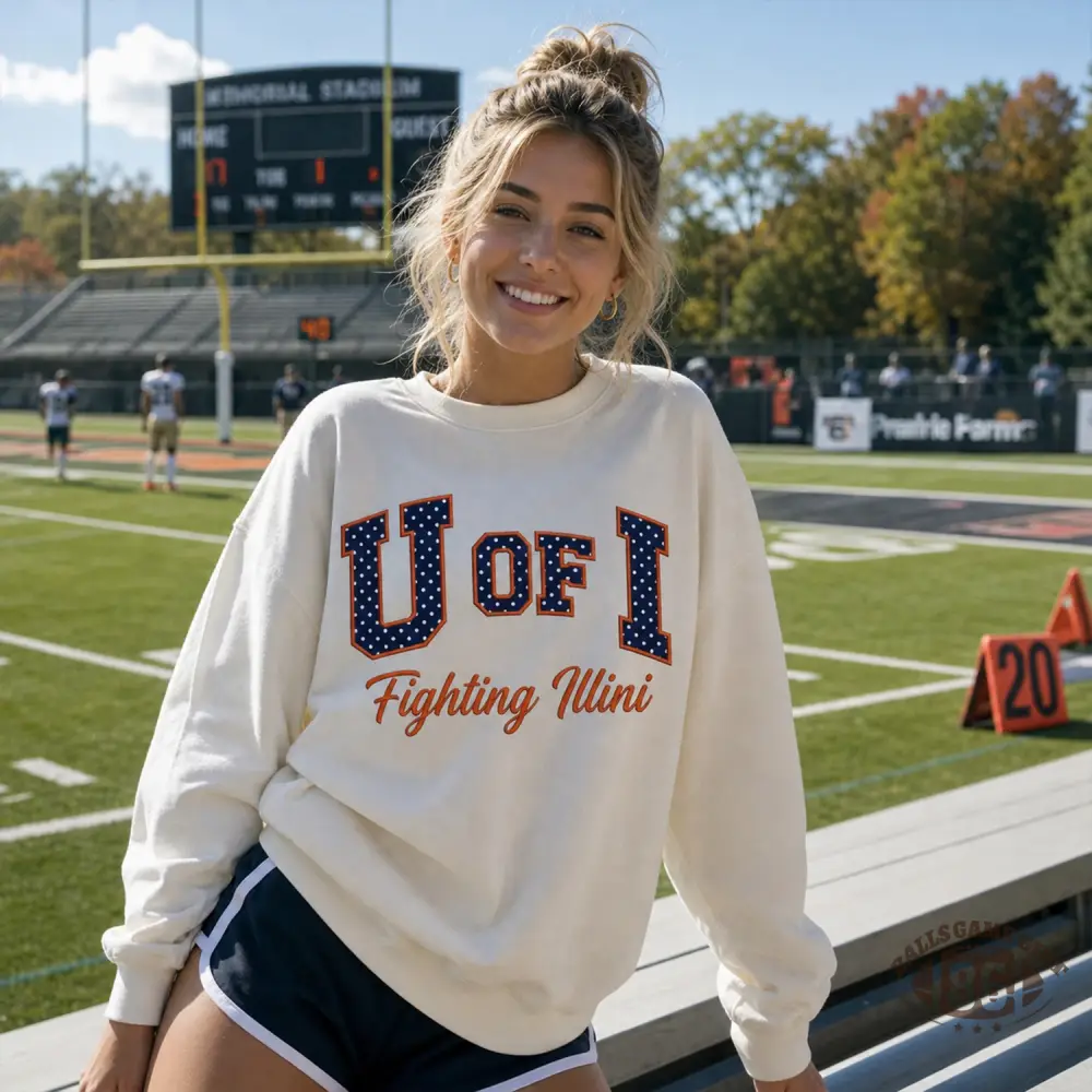 Personalized College Team Sweatshirt | Custom U of Team Name & Game Day Pullover