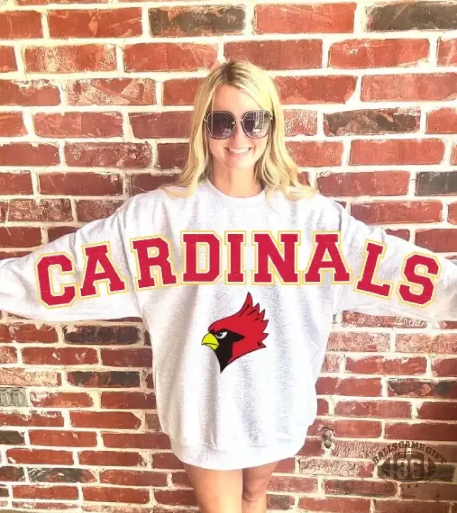 Custom Team Sweatshirt Letters Across Sleeves Game Day