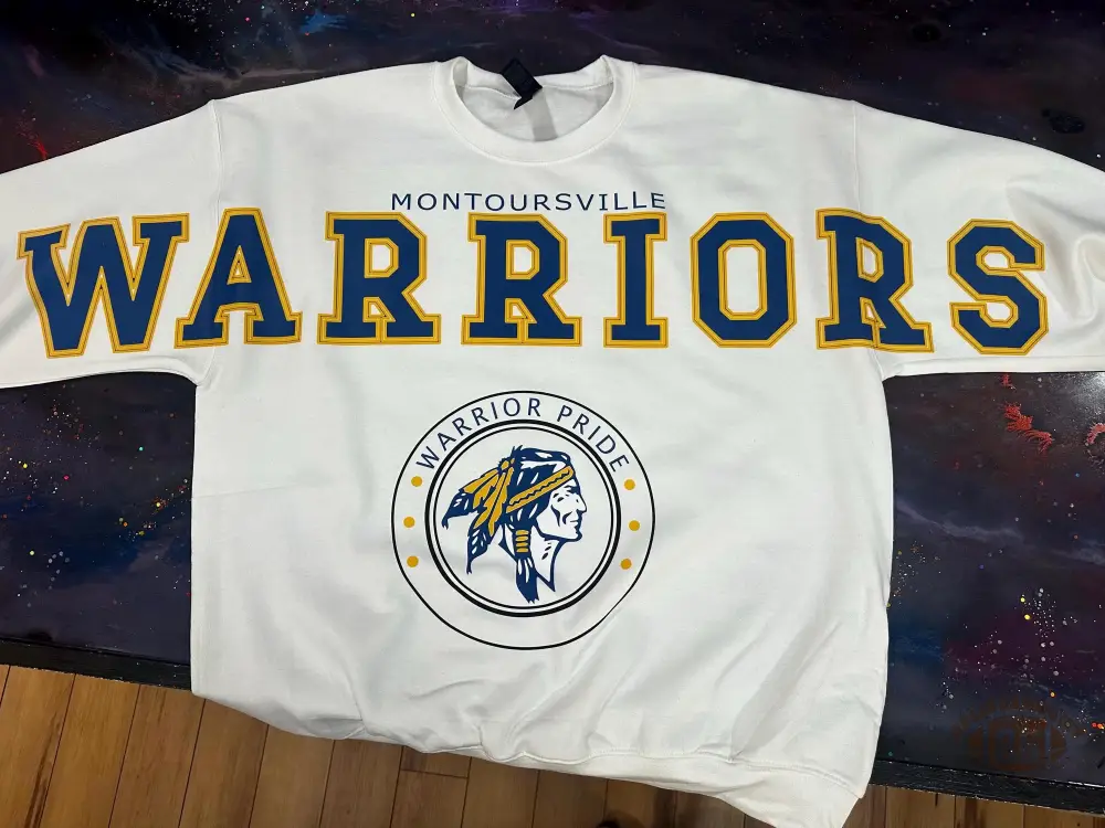 Custom Two-Sided Arch Team Sweatshirt, Retro Game Day Oversized Crewneck