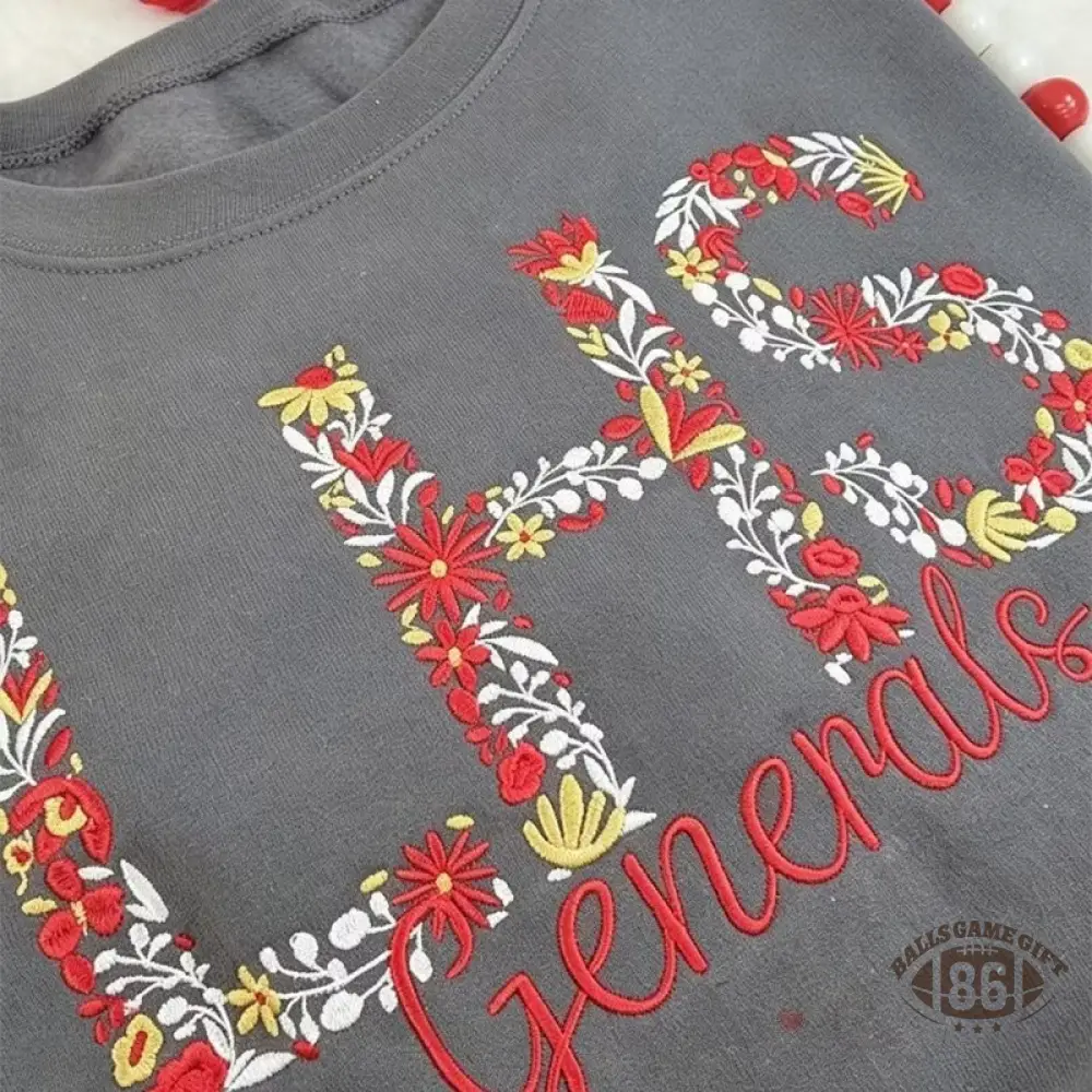 Custom Two-Tone Embroidered Cheer Mom Sweatshirt with Glitter Bow