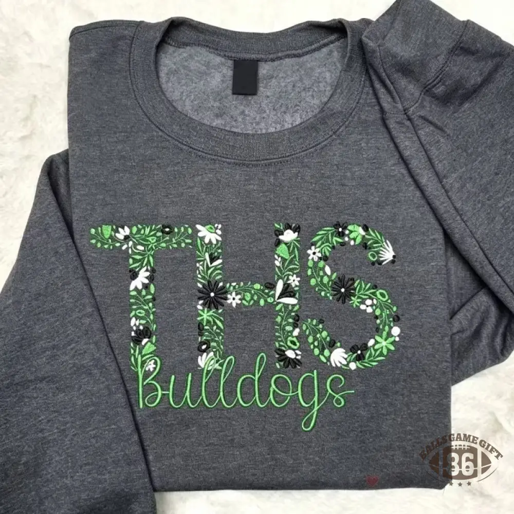 Custom Two-Tone Embroidered Cheer Mom Sweatshirt with Glitter Bow