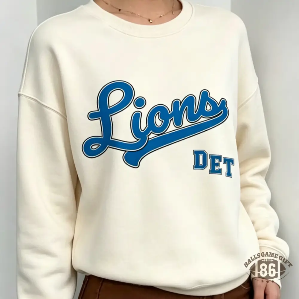 Custom understated design Letter Print Cream Crewneck Sweatshirt