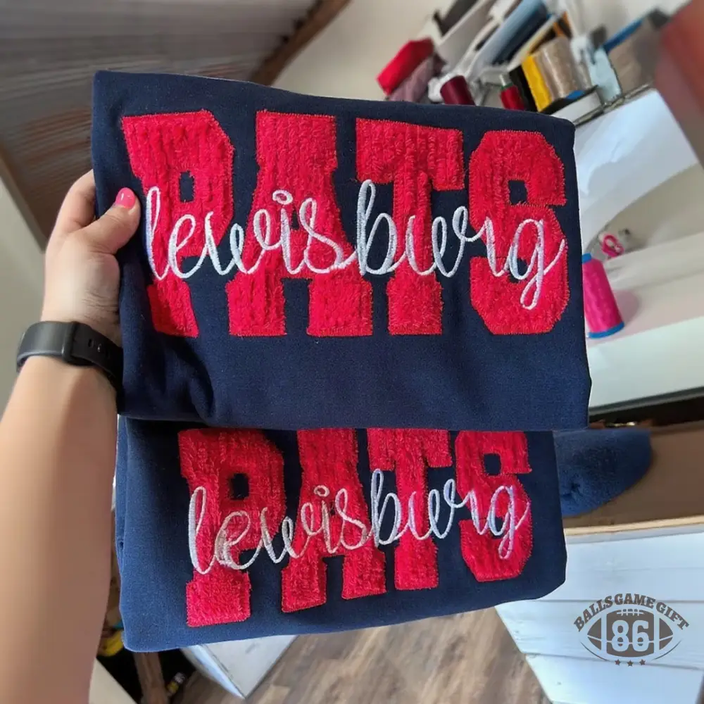 Custom Varsity Chenille Sweatshirt