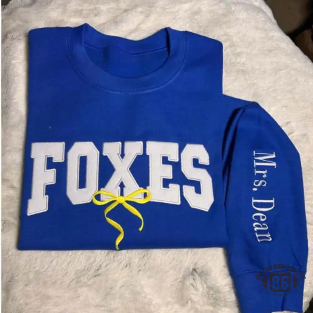 [Copy]Custom Bulldogs Embroidered Sweatshirt – 3D Puff Custom School Spirit Shirt