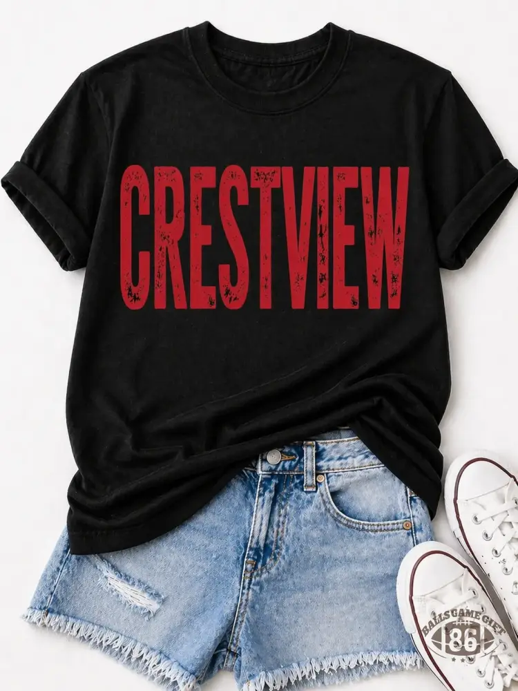 Custom Vintage Distressed Letter Graphic Casual Soft Cotton Tee Crewneck