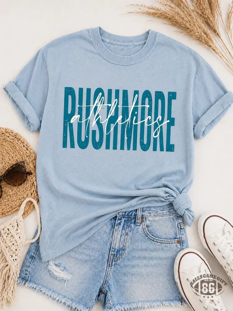Custom Vintage Distressed Letter Graphic Casual Soft Cotton Tee Crewneck