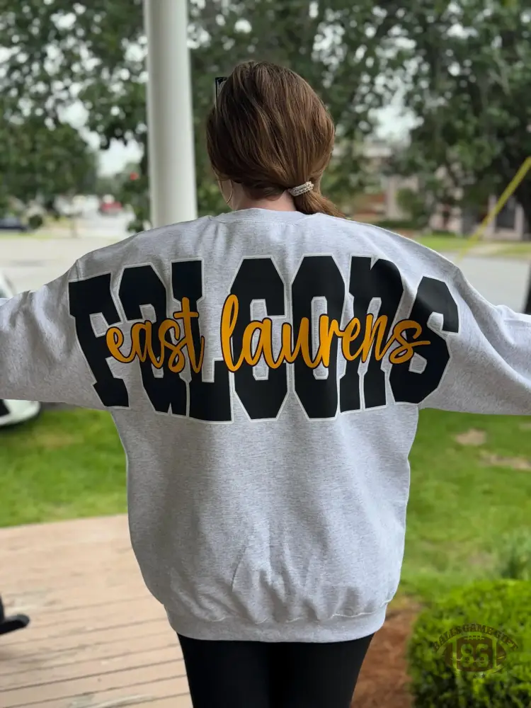 Custom Vintage School Logo Crewneck Sweatshirt, Oversized Letter Print 1/4 Zip 