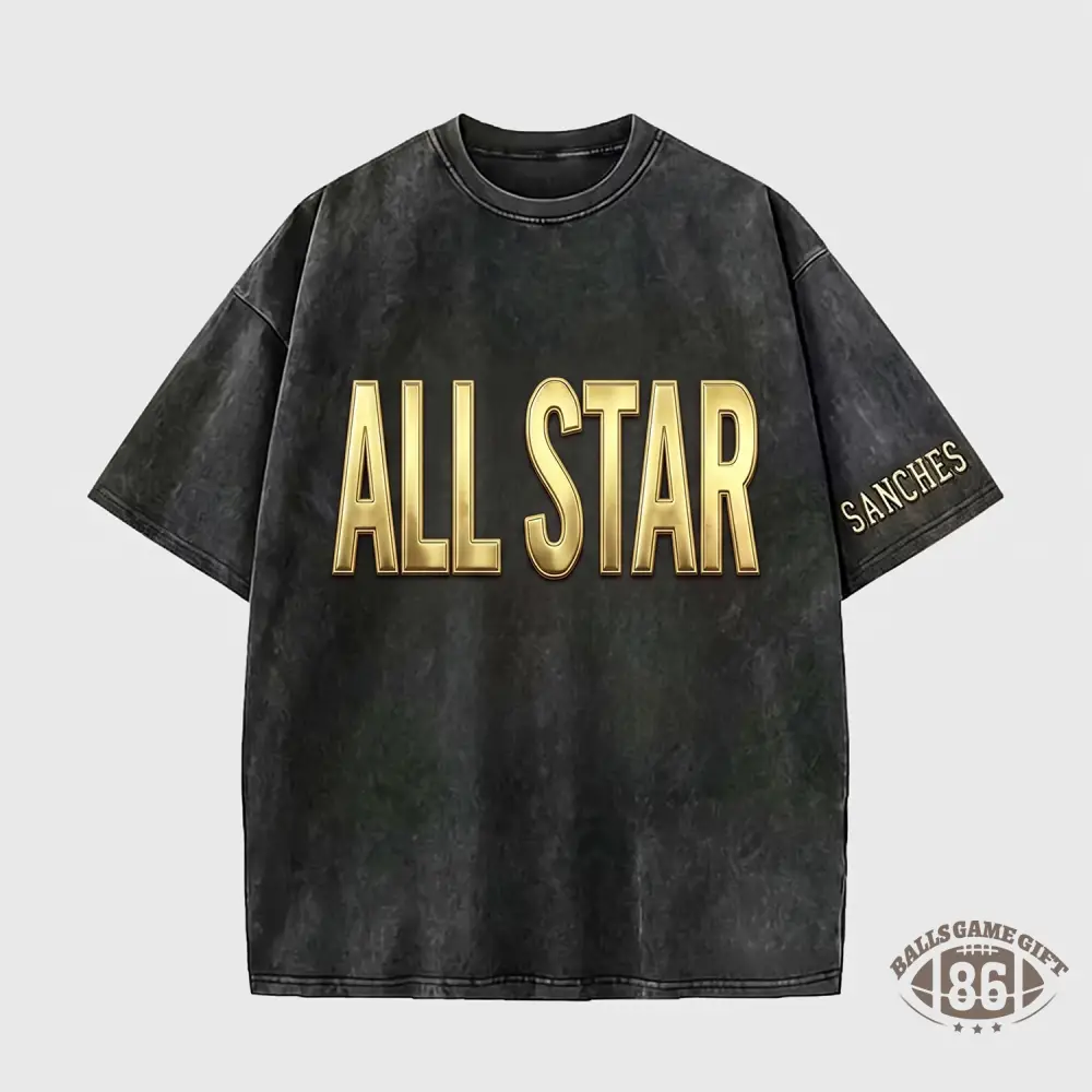 Custom Metallic Puff Dance Washed T-Shirt Retro Dance Lover Casual Shirt