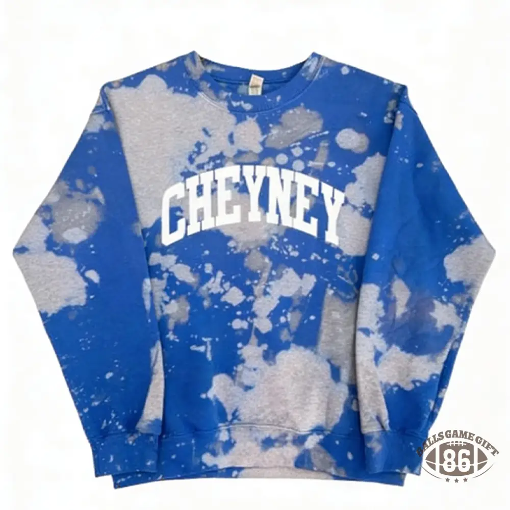 Custom State Bleached Crewneck | Premium Heat Transfer Print ✨