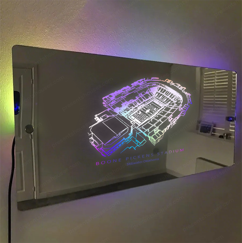 Boone Pickens Memorial Stadium Mirror Light-Gifts For Sports Lovers