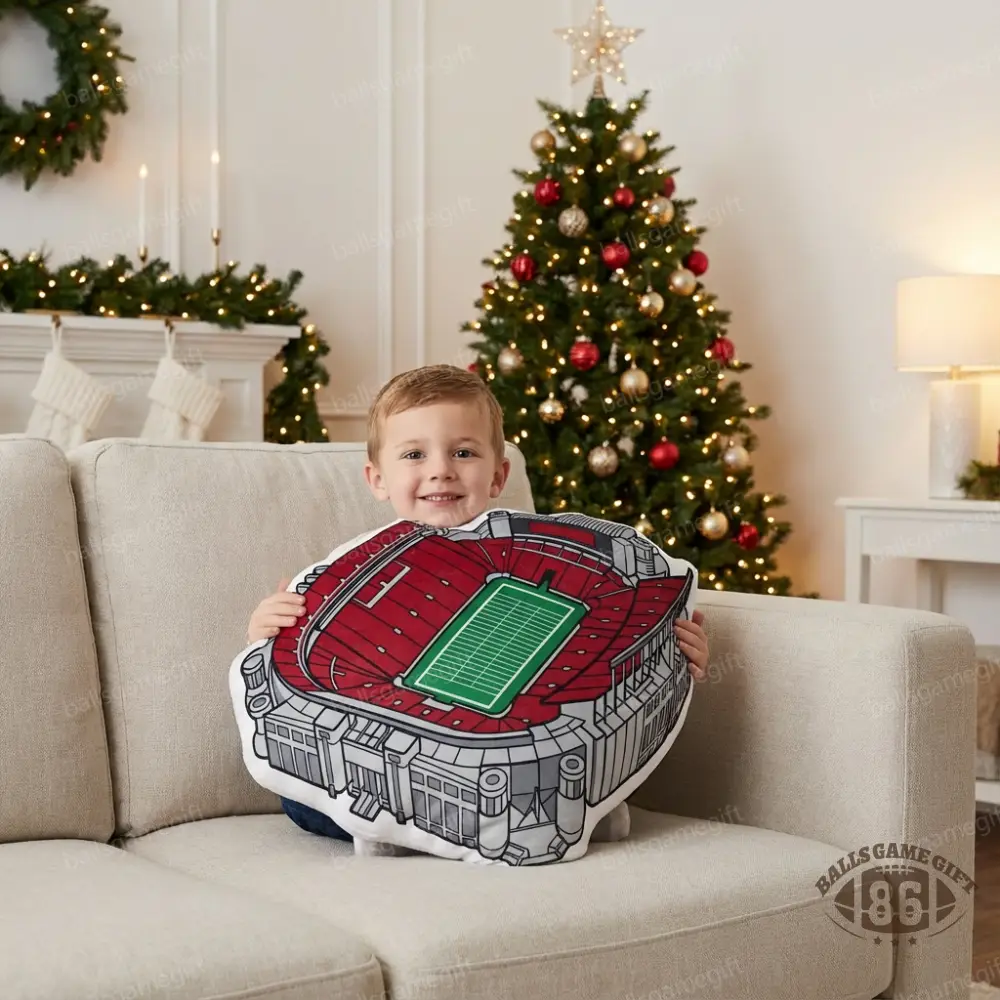 Darrell K Royal Memorial Stadium Plush Pillow