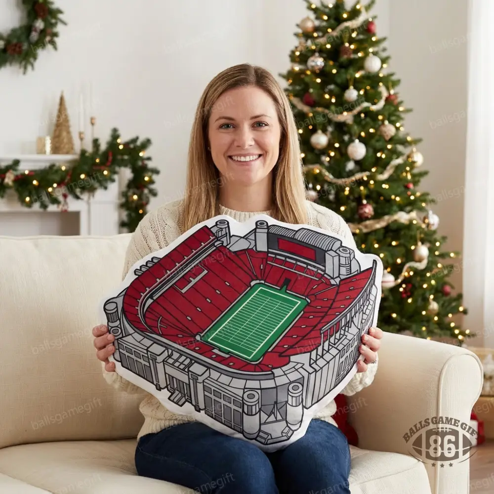 Darrell K Royal Memorial Stadium Plush Pillow
