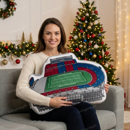 David Booth Kansas Memorial Stadium Plush Pillow