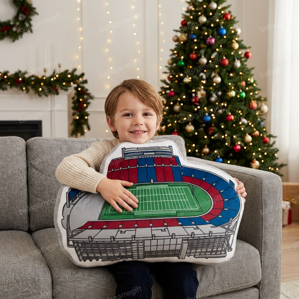 David Booth Kansas Memorial Stadium Plush Pillow