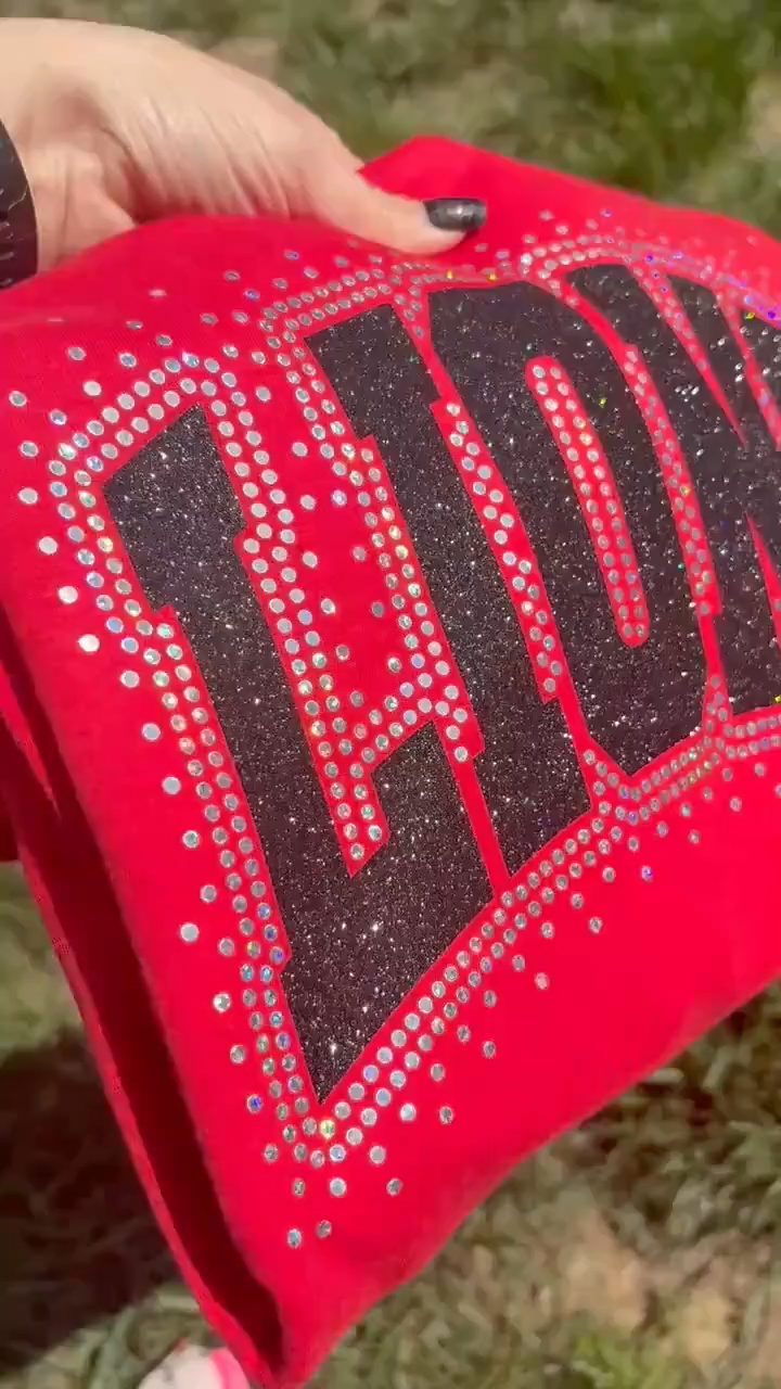 Custom Spangle Lions Shirt, Bling Team Mascot Tee, Glitter Varsity Lions Shirt, School Spirit Wear, Personalized Team Name Shirt
