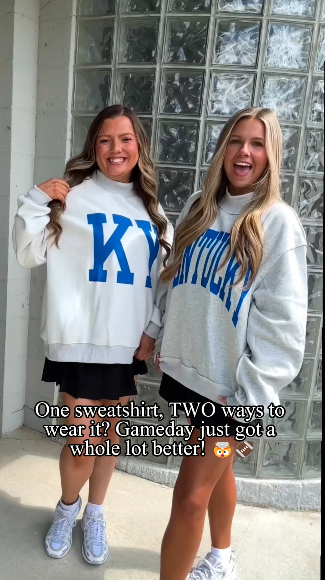 Custom College Team Game Day Oversized  Reversible Mockneck