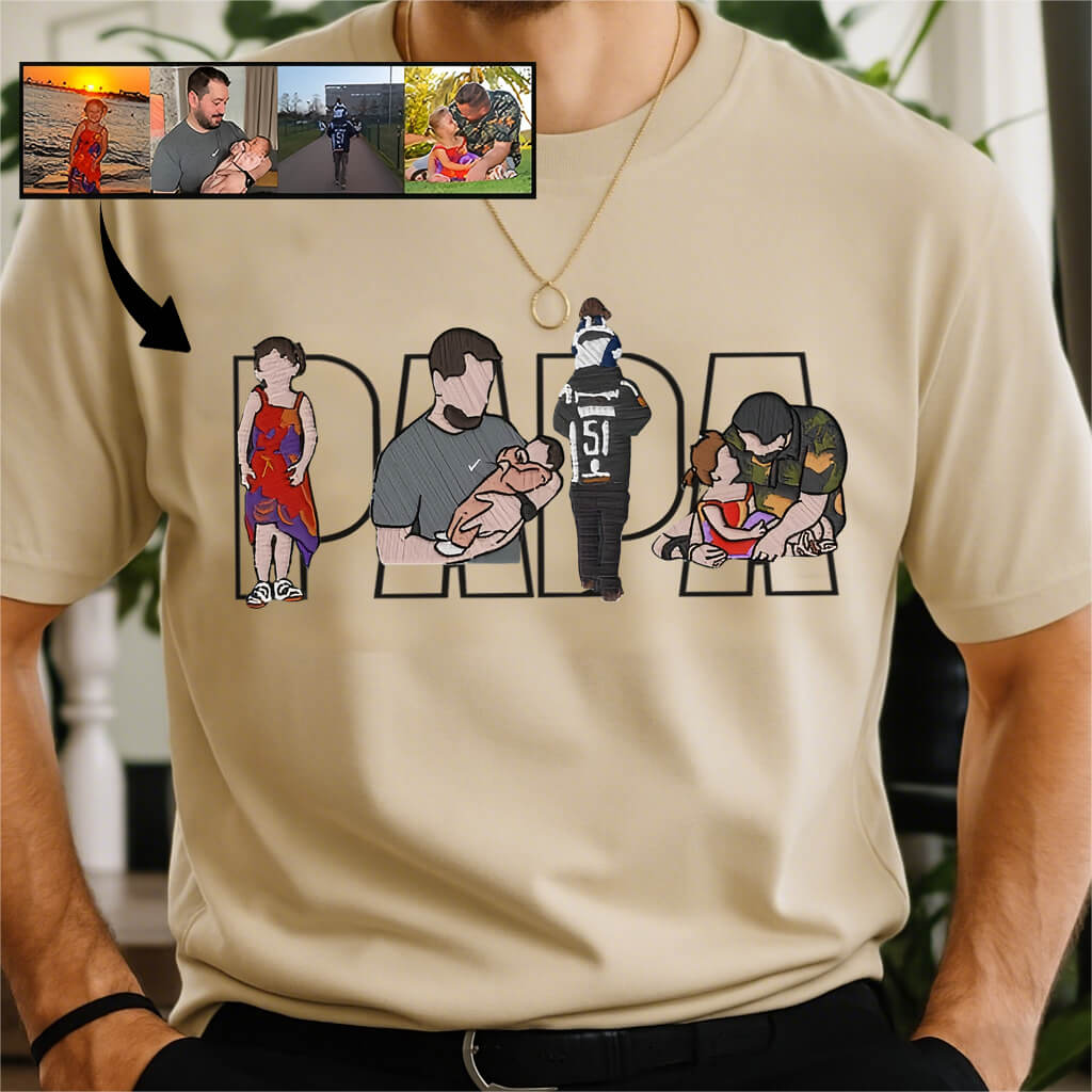 Custom Family Embroidered Sweatshirt – Personalized Mother’s Day Gift for Mom & Dad