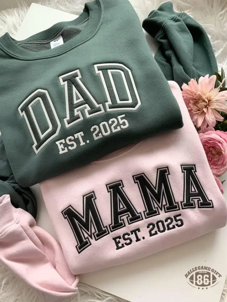  Custom Matching Parent Sweatshirt/T-shirt/Hoodie for Mother's Day and Father's Day Gifts