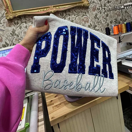 Personalized Vintage Wash Style Sequin Glitter Letters Name or Team Sweatshirt ,T-shirt