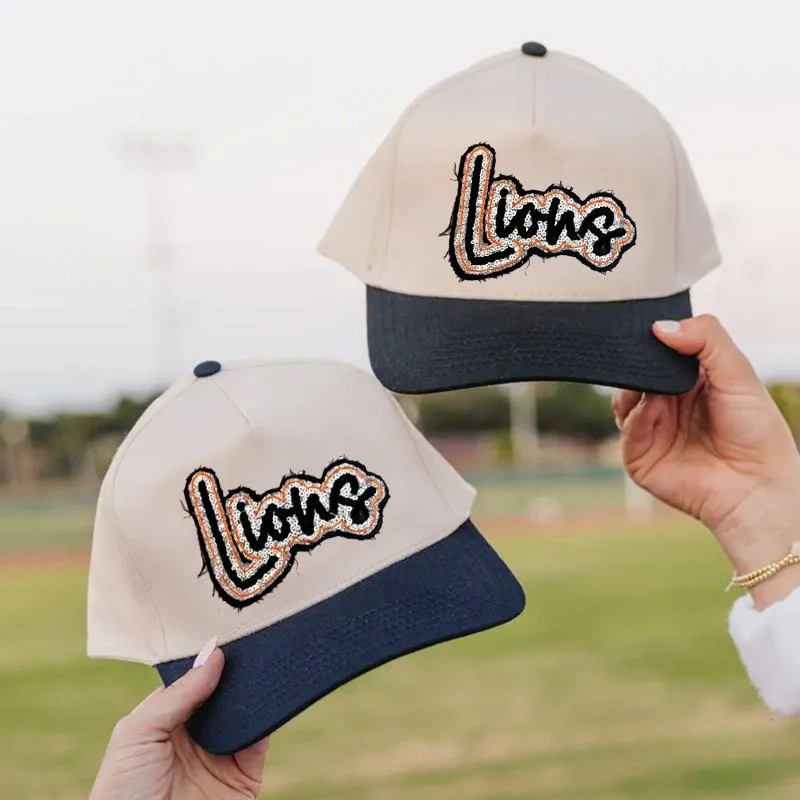 Custom Team Name Sequin Embridered Baseball Cap Sport Lover Hat