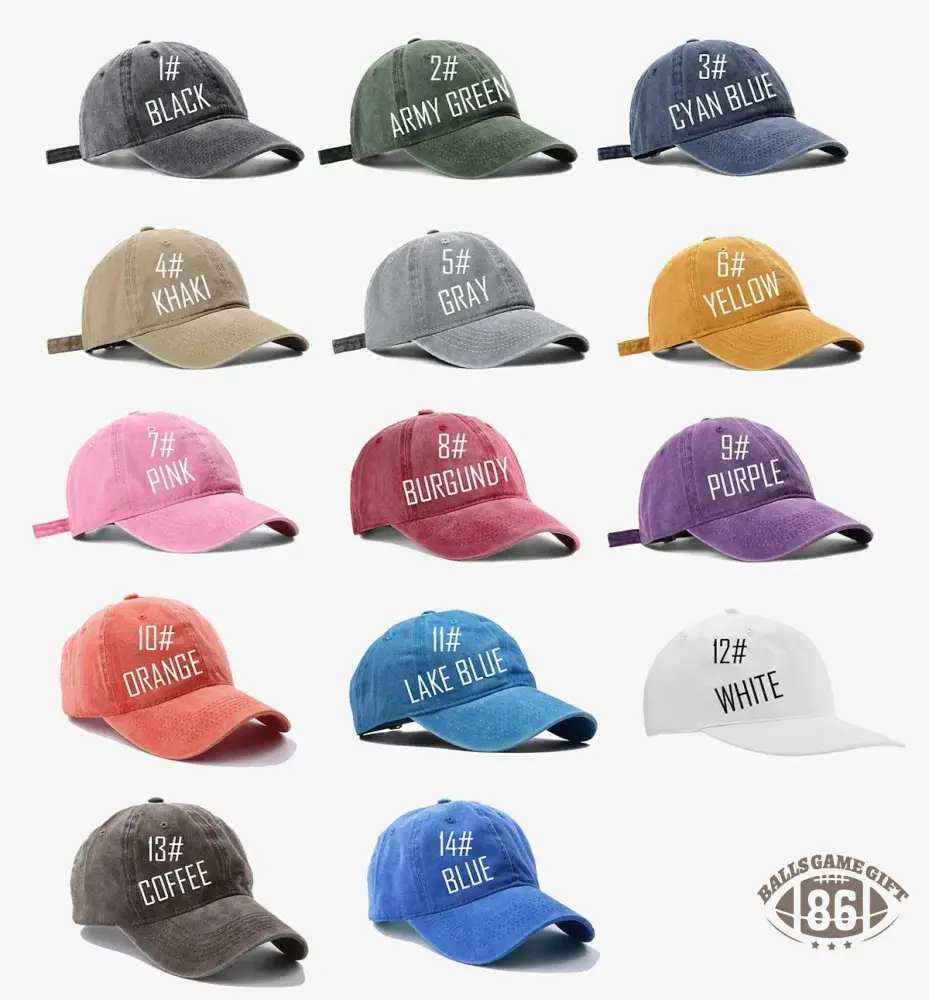 Custom Embroidered Baseball Cap with Baseball Heart
