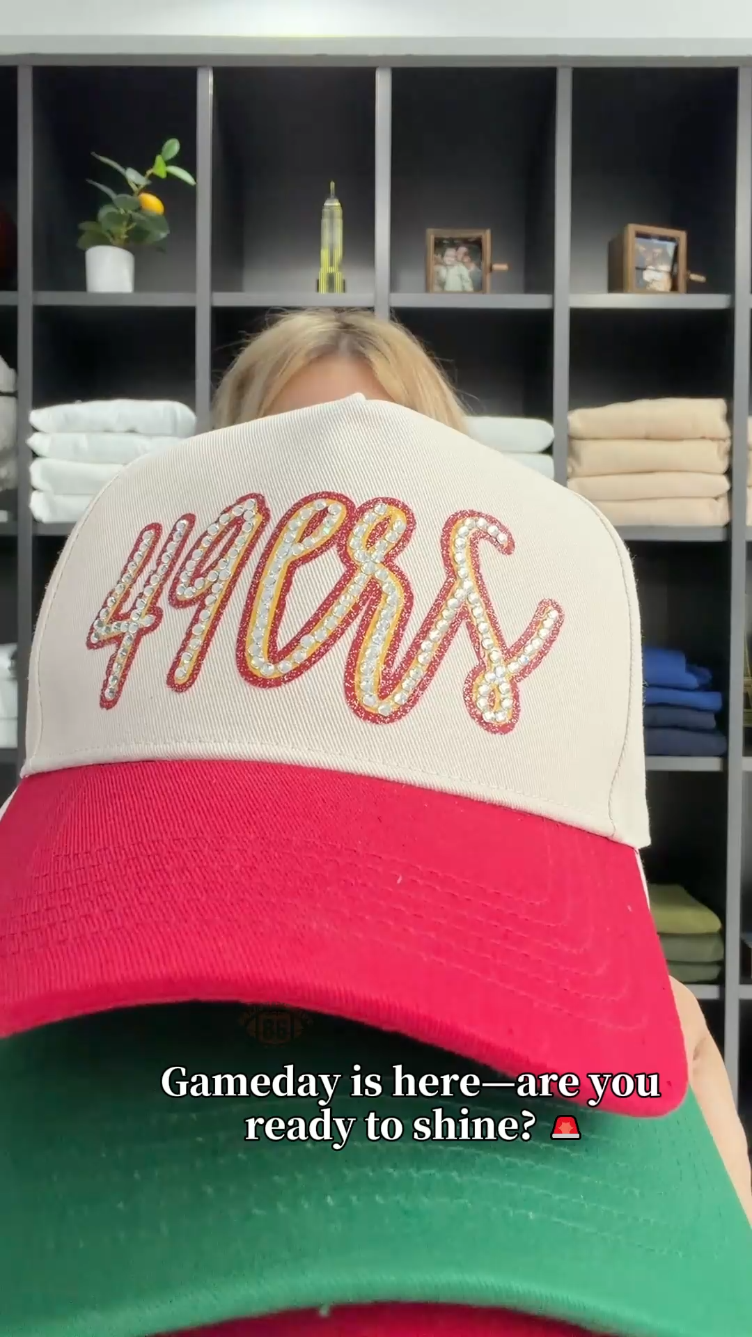 Custom Rhinestone Sparkly Glitter Snapback Hat for Team