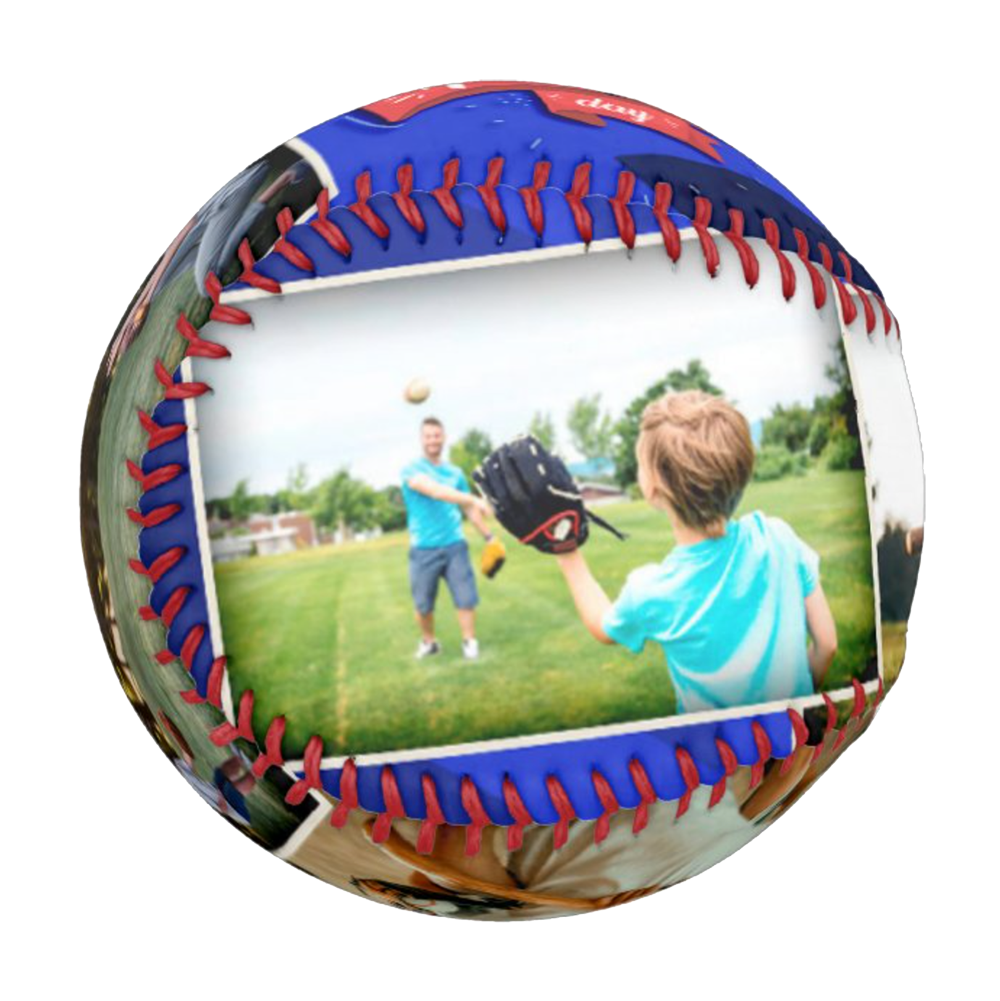 Custom Baseball Fathers Day Gift - Collage