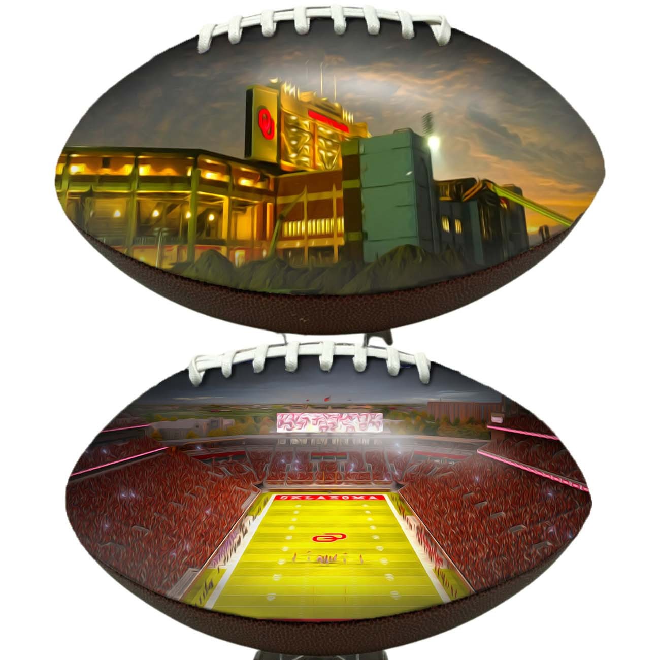 Gaylord Family - Oklahoma Memorial Stadium Football University Series