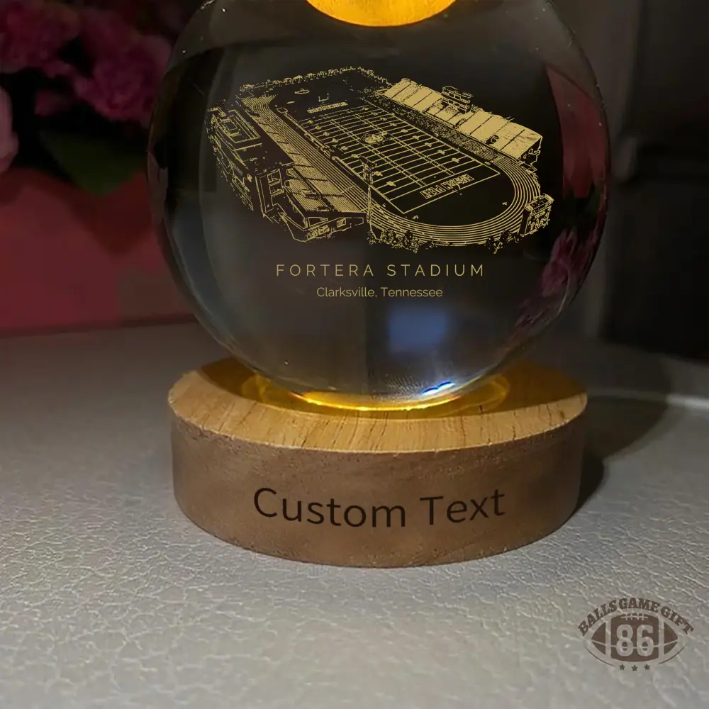 Fortera Stadium 3D Spherical Crystal Ball Lamp