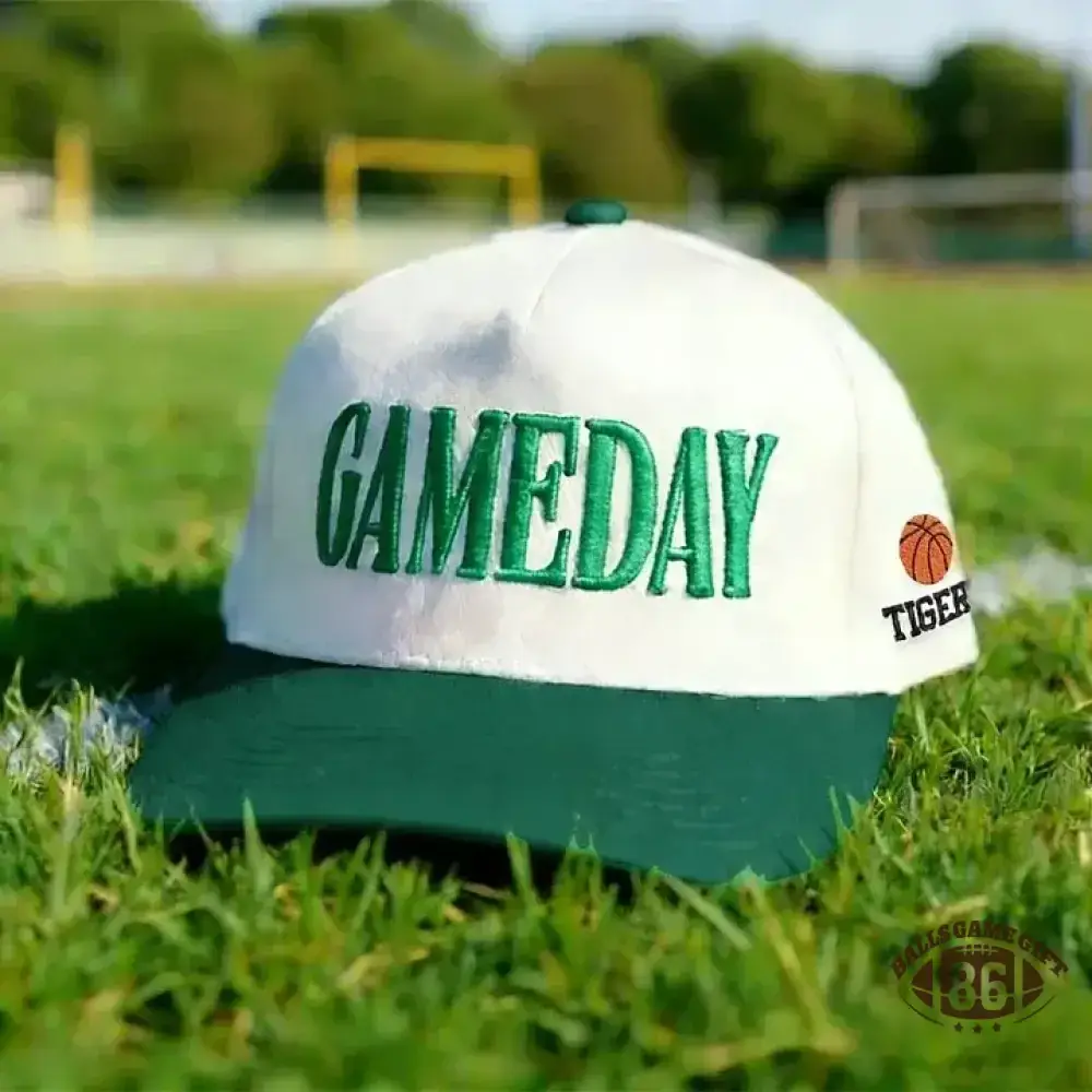 Game Day  Embroidery Baseball Cap with Sport Icon on Side