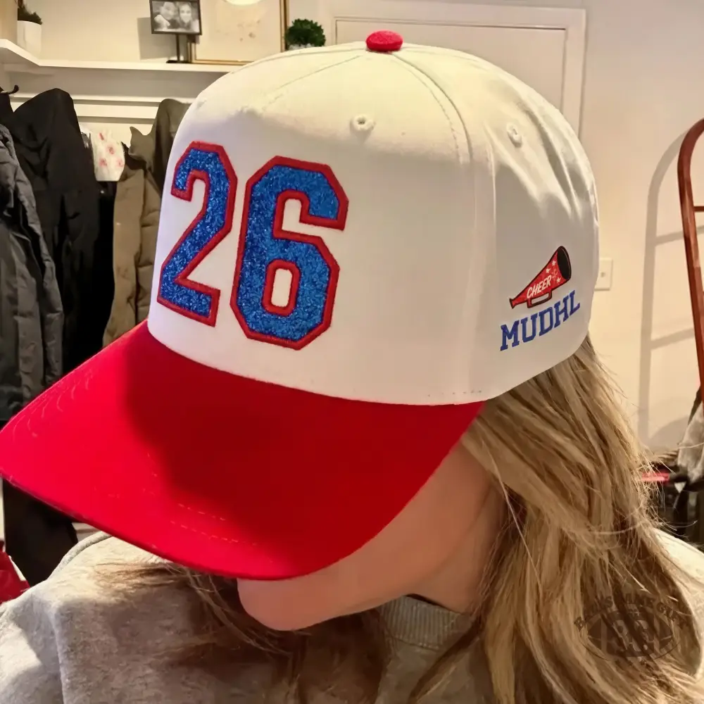 Glitter Sports Hat Custom Number or Letter Game Day Baseball Cap