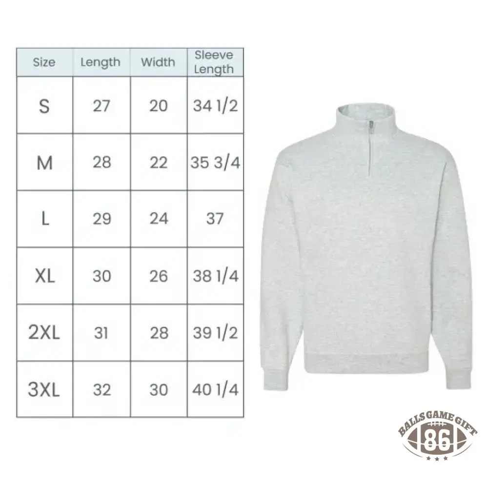 Gymnastics Coach Team Personalized Quarter Zip Pullover Sweatshirt Gifts for Sports Mom
