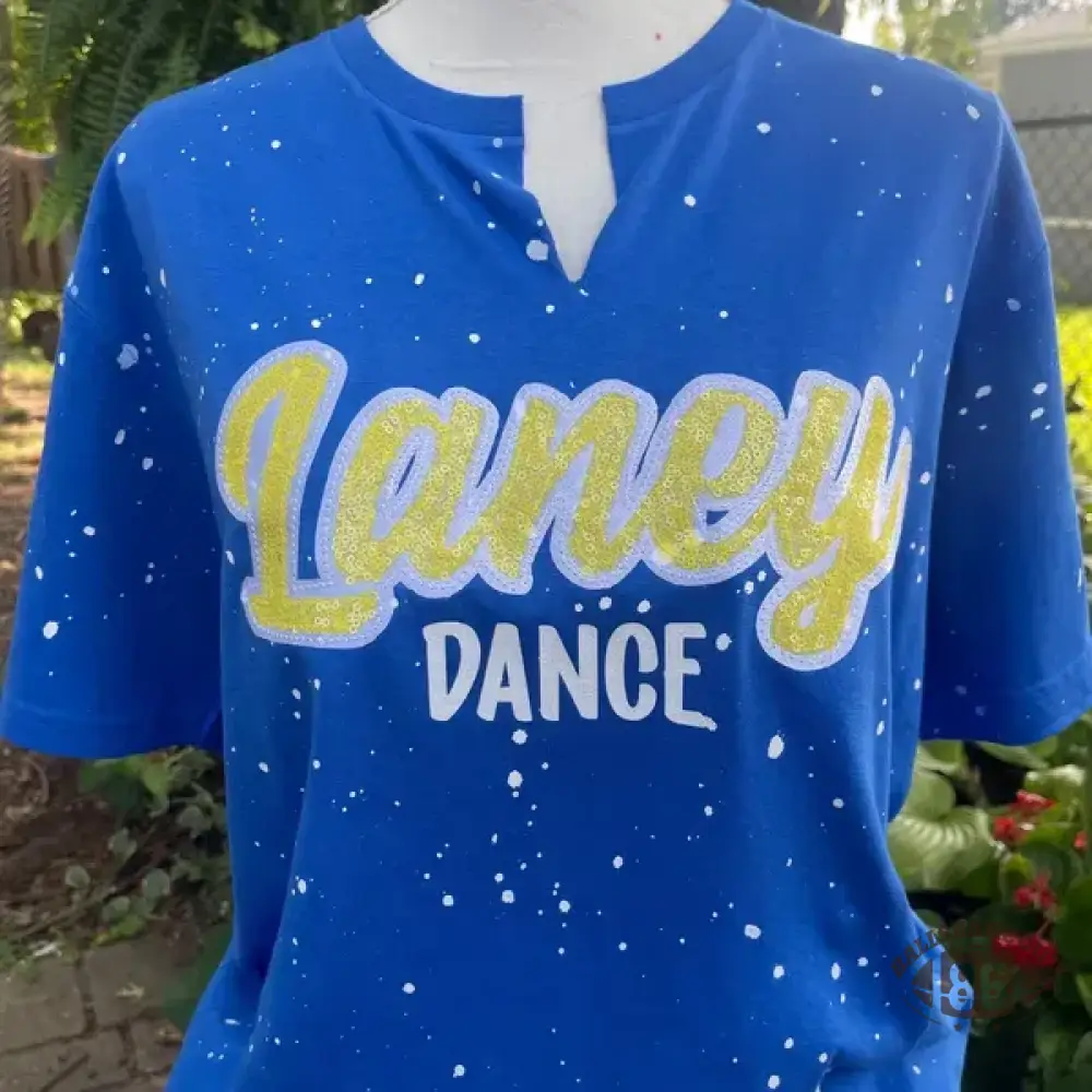 Personalized School Spirit Glitter Tee – Custom Mascot Game Day Shirt