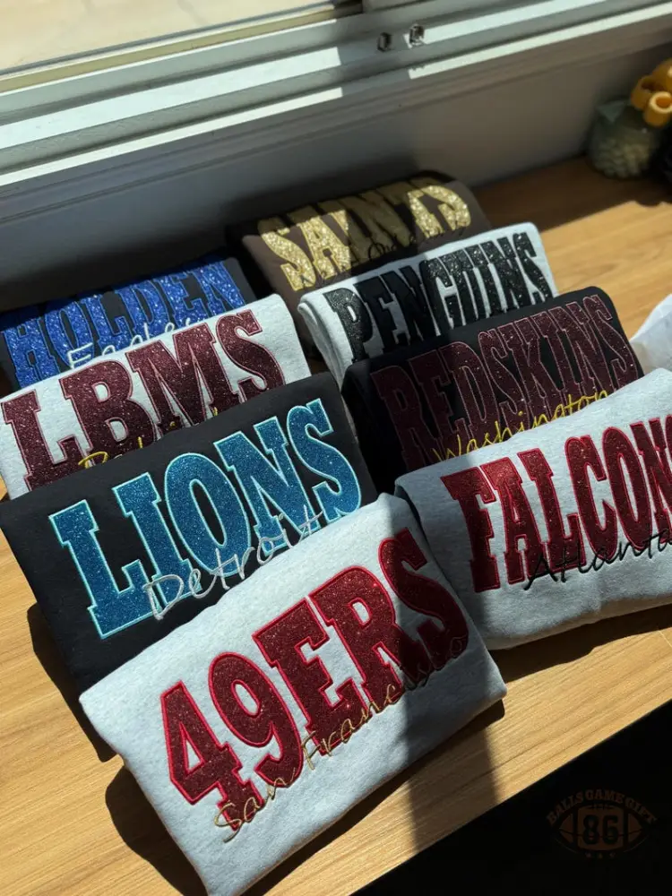 Football Saturdays Sweatshirt – Personalized Mascot Crewneck 🏈