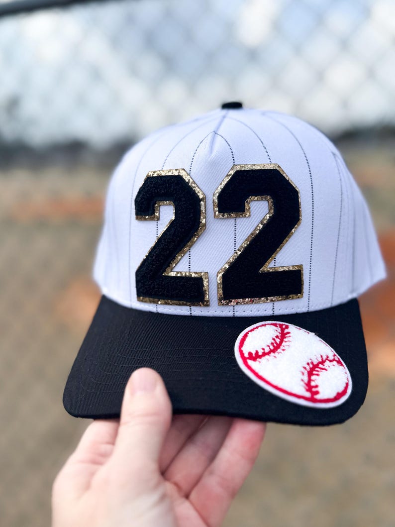 Baseball Mom Hat -  Custon Team Player Number Gameday Ball Cap