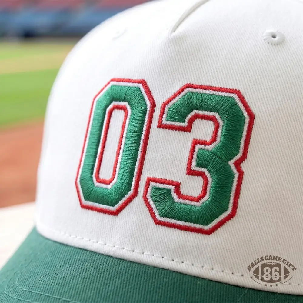 Custom Player Number Hat – Vintage Style Sports Fan Trucker Cap