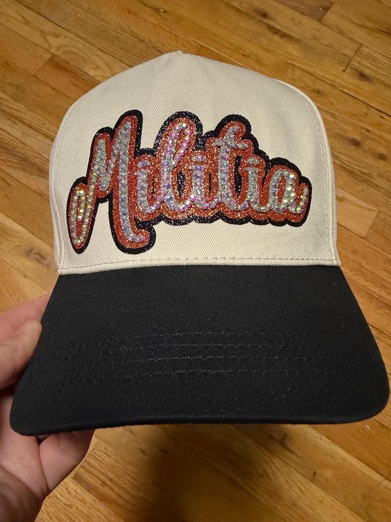 Game Day Rhinestone Sports Mom Hat Father's Day Gift