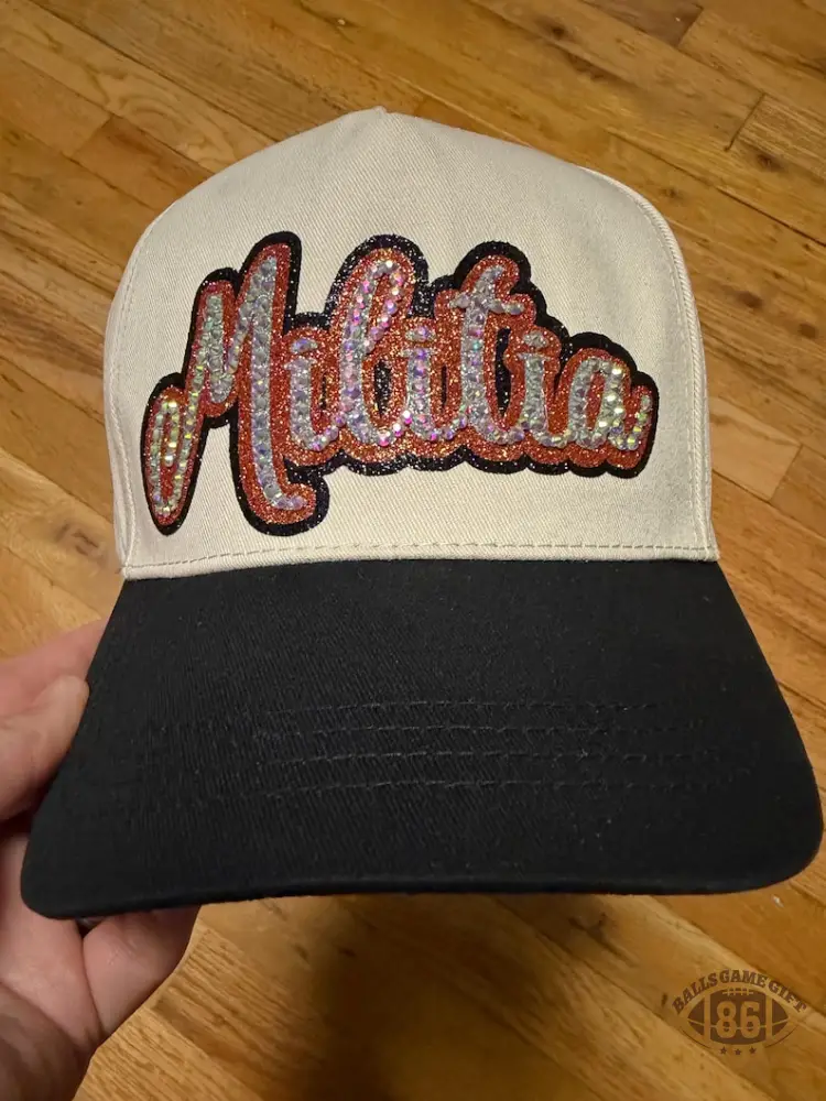 Game Day Rhinestone Sports Mom Hat Father's Day Gift