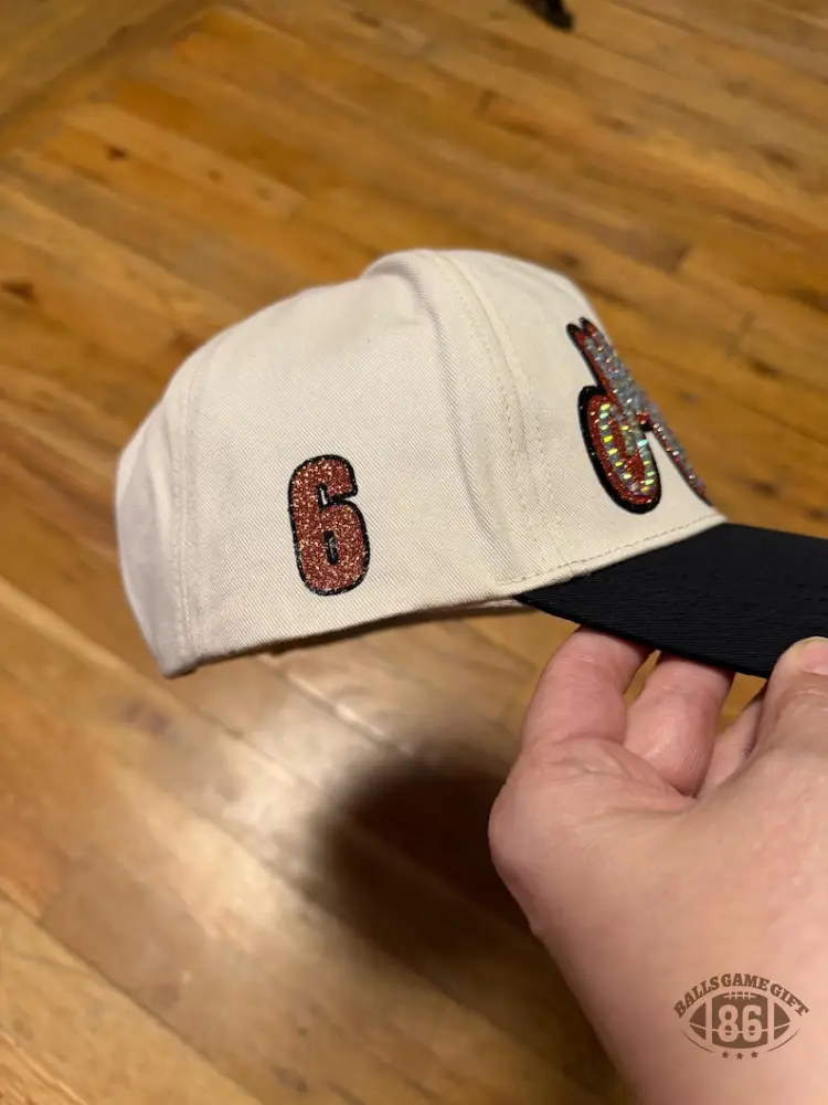 Game Day Rhinestone Sports Mom Hat Father's Day Gift
