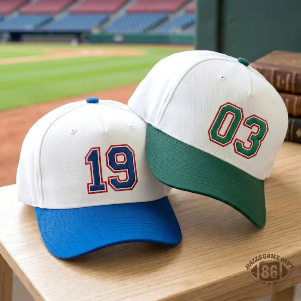 Custom Player Number Hat – Vintage Style Sports Fan Trucker Cap
