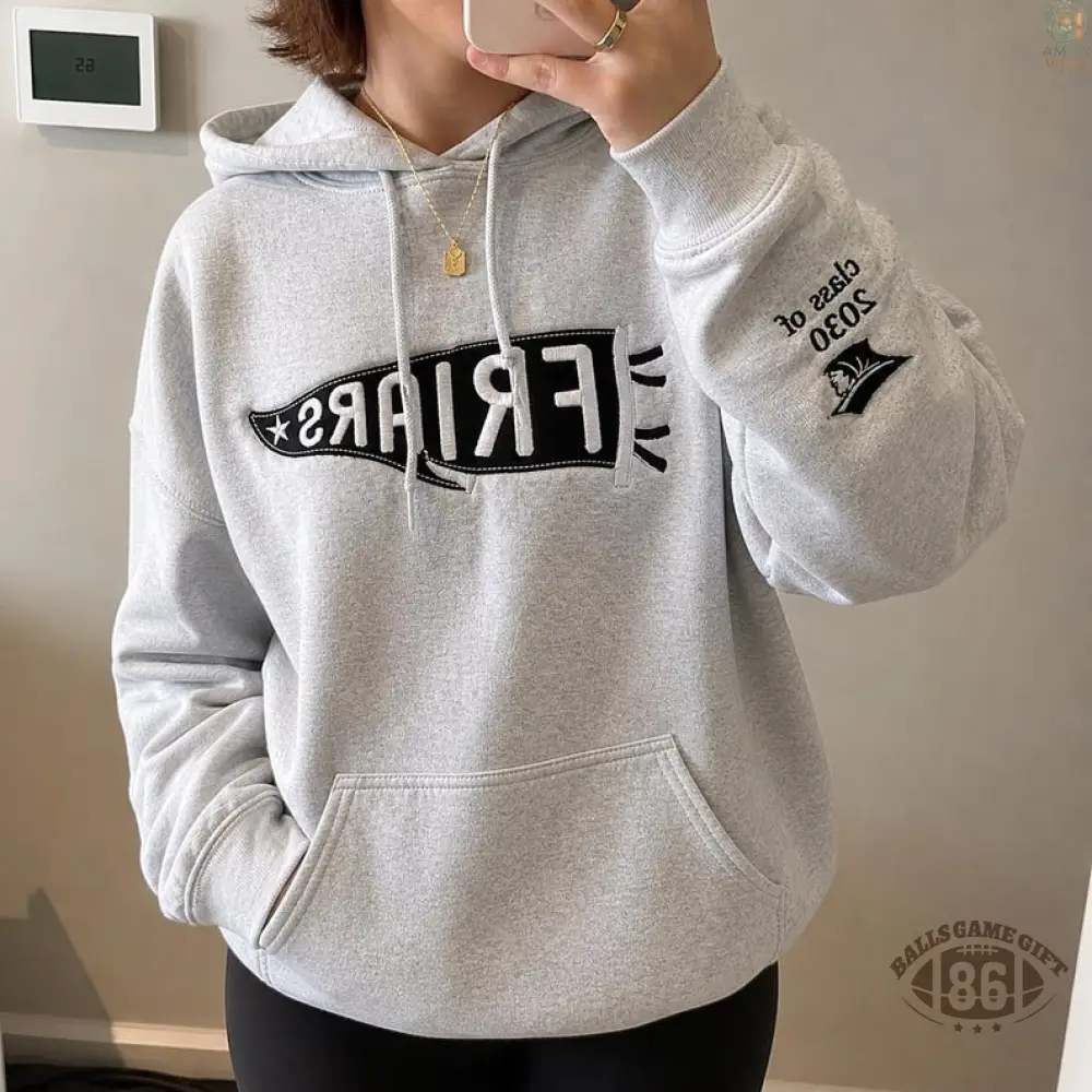 Custom Pennant Embroidered Sweatshirt - Personalized Team & School Spirit Crewneck