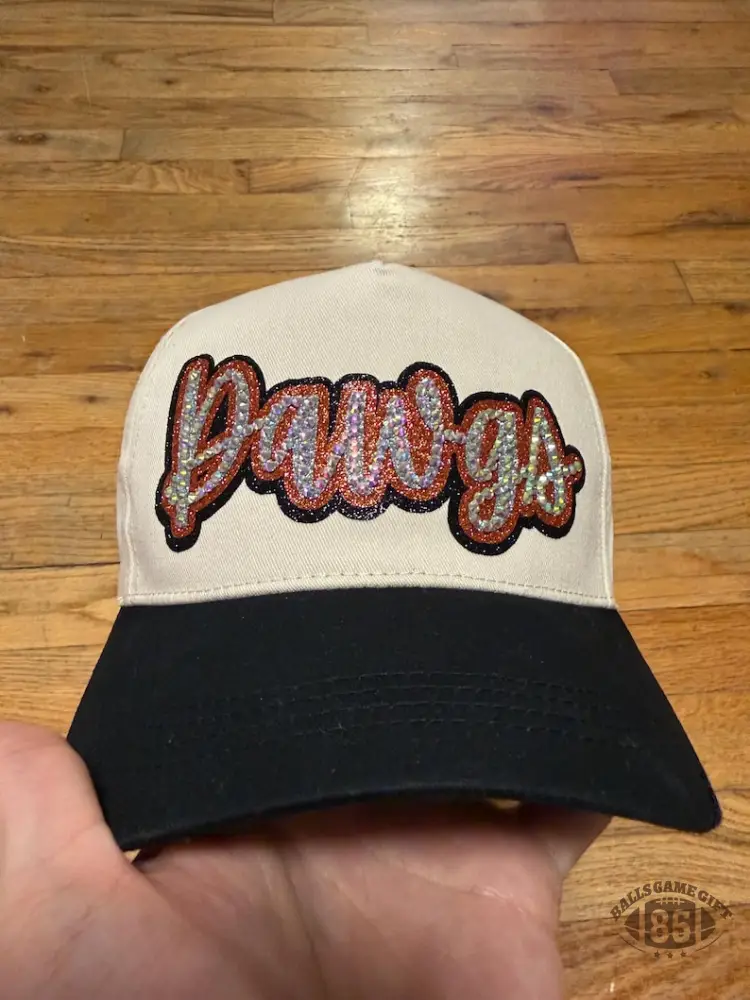 Game Day Rhinestone Sports Mom Hat Father's Day Gift