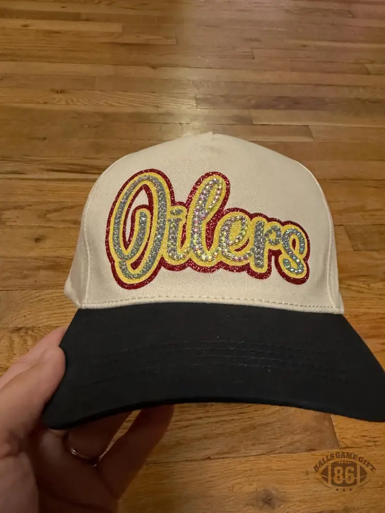 Game Day Rhinestone Sports Mom Hat Father's Day Gift