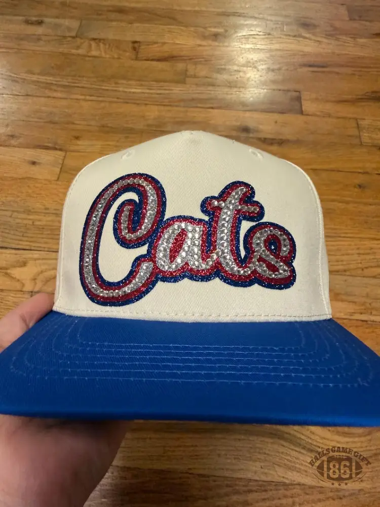 Game Day Rhinestone Sports Mom Hat Father's Day Gift