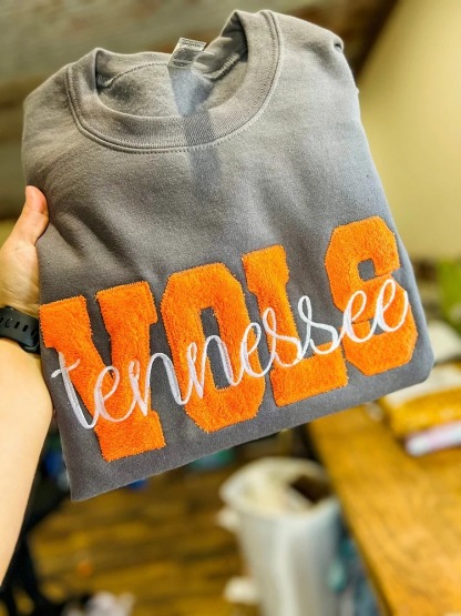 Custom Applique patch sweatshirt