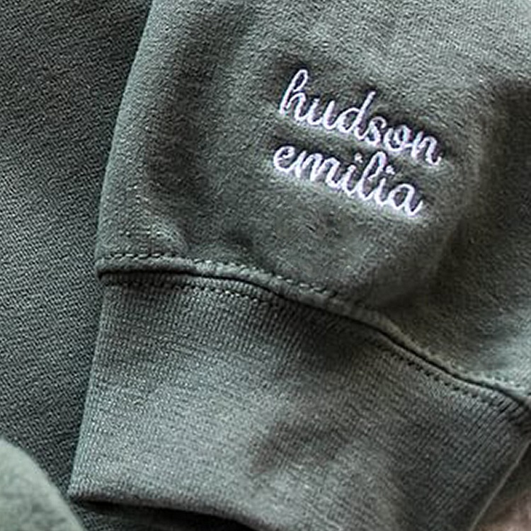 Custom Applique patch sweatshirt